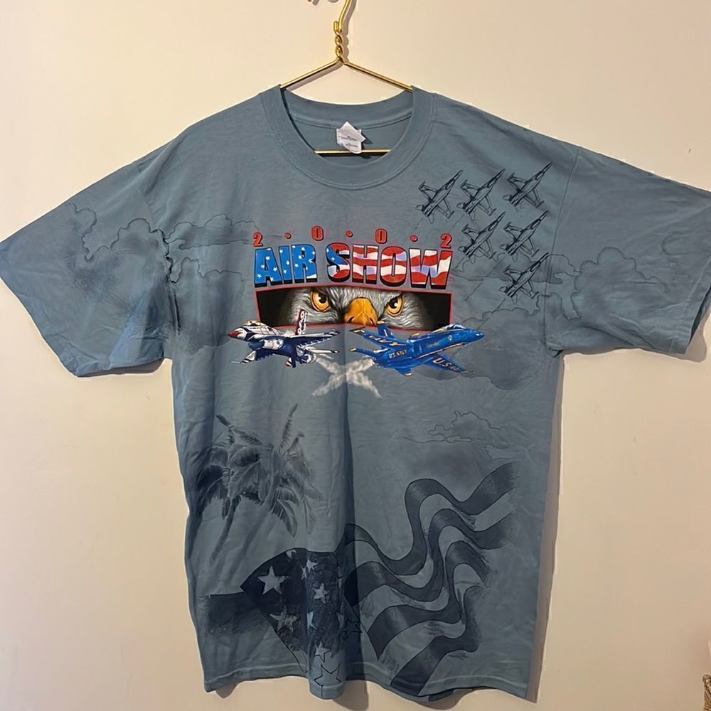 2002 Airshow Gilden Activewear Vintage T-shirt